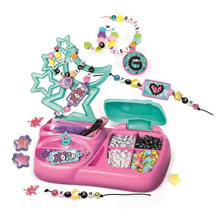 Clementoni Coffret Bijoux Message Creations Swiftie - Perles, Strass & Cordons Élastiques Clementoni Coffret Bijoux Message Creations Swiftie - Perles, Strass & Cordons Élastiques