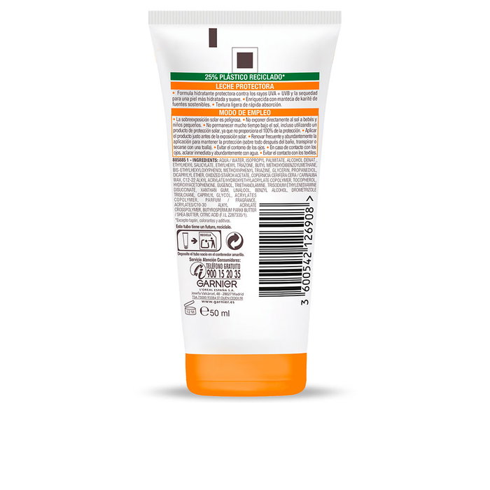 Garnier Lait Protecteur Solaire SPF50+ Ultra Pratique Résistant à l'Eau 50 ml Garnier Lait Protecteur Solaire SPF50+ Ultra Pratique Résistant à l'Eau 50 ml