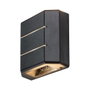 RABALUX Applique d'extérieur Lippa LED 6W 70Lm Noir