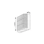 RABALUX Applique Extérieure Lippa LED 6W 70Lm IP54 RAB-7319 Moderne Noir 3000K Pour Terrasse et Mur