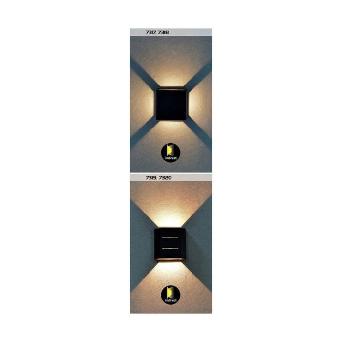 RABALUX Applique d'extérieur Lippa LED 6W 70Lm Noir RABALUX Applique d'extérieur Lippa LED 6W 70Lm Noir