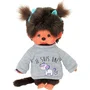 Bandai Peluche Monchhichi Licorne 20 cm avec Sweat pour Enfant dès 24 Mois
