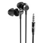 Energy Sistem Metallized Jack 3.5 mm - Casque audio filaire intra-auriculaire avec microphone, noir, design aluminium et plastique recyclé