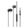 Energy Sistem Metallized Jack 3.5 mm - Casque audio filaire intra-auriculaire avec microphone, noir, design aluminium et plastique recyclé