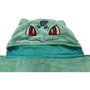 Pokemon Plaid polaire à capuche 3D Bulbizarre - 120 x 150 cm