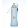 IRISANA Bouteille Pliable en Silicone bleue 500 ml