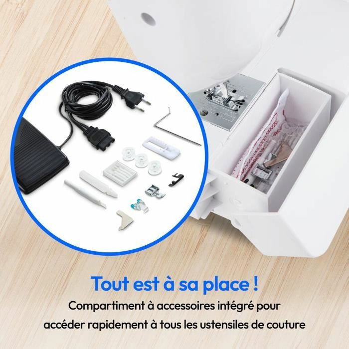 Medion SM 60 Machine à coudre Blanc