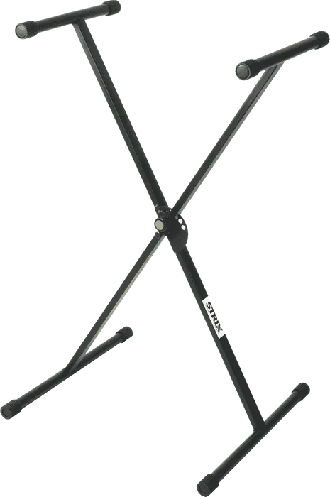 QUIKLOK Soporte clavier Sks303 Format X Profil simple 4 hauteurs Acier Noir Pliable Charge max 40 kg
