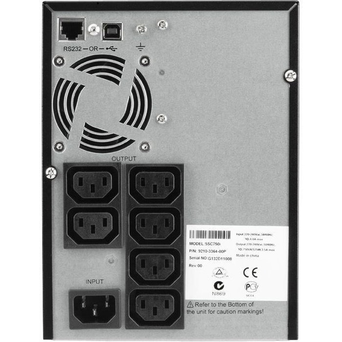 Système d'Alimentation Sans Interruption Interactif Eaton 5SC750I 525 W Système d'Alimentation Sans Interruption Interactif Eaton 5SC750I 525 W
