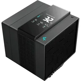 Deepcool Assassin IV VC Vision Noir Ventirad CPU avec Écran Magnétique, 7 Caloducs, TDP 300W, Refroidissement Haut de Gamme - R-ASN4-BKNVMD-G