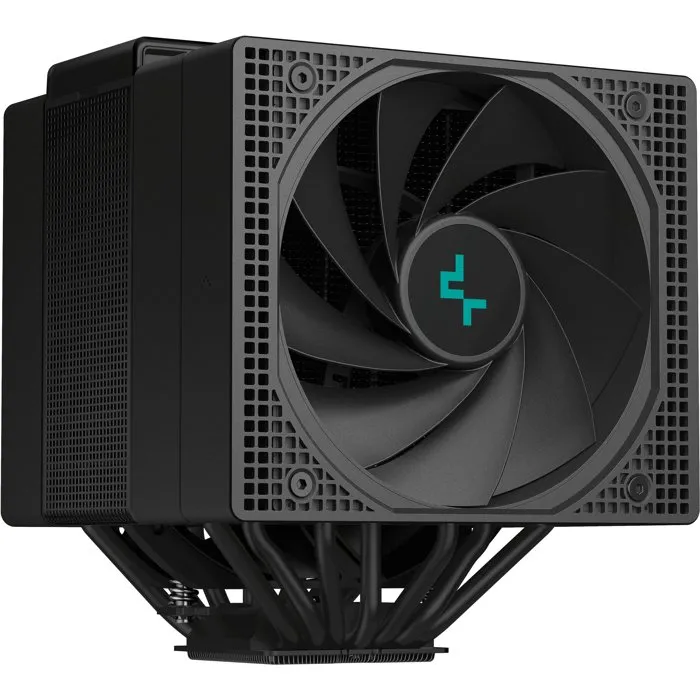 Deepcool Assassin IV VC Vision Noir Ventirad CPU avec Écran Magnétique, 7 Caloducs, TDP 300W, Refroidissement Haut de Gamme - R-ASN4-BKNVMD-G