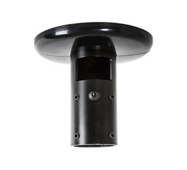 B-Tech BT7822 Support mural ou au plafond lourd 150 kg maximum pour tubes 50 mm, gestion des câbles, noir
