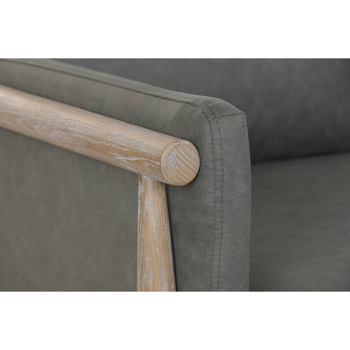Home ESPRIT Canapé Urbain Décapé Marron Vert