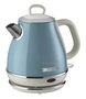 Ariete 2868/05 - Bouilloire électrique vintage 1 litre bleue, auto-extinction, filtre métal et poignée ergonomique - Rétro