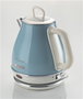 Ariete 2868/05 - Bouilloire électrique vintage 1 litre bleue, auto-extinction, filtre métal et poignée ergonomique - Rétro
