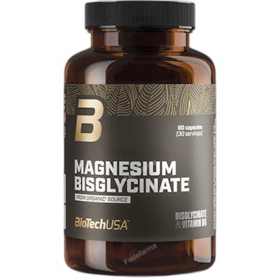 BIOTECHUSA Magnesium Bisglycinate 90 Capsules BIOTECHUSA Magnesium Bisglycinate 90 Capsules