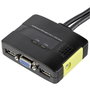 Level One KVM-0223 Commutateur KVM USB 2 ports avec Audio