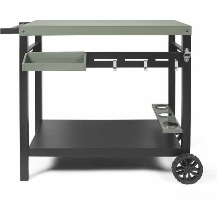 Livoo Desserte pour plancha GS167V Vert / Noir
