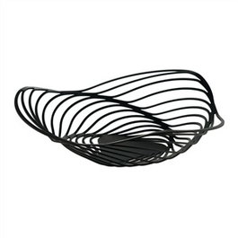 Alessi Panier à fruits Trinity en acier noir 26cm, ACO02 B