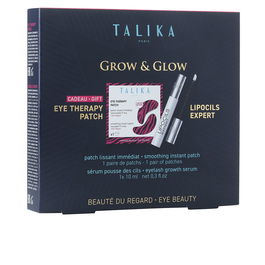 Talika Lipocils Expert Sérum Cils et Patchs Contour des Yeux - Soin Stimulant Croissance Cils, Courbure et Teinte Naturelle, Lot de 2 pièces