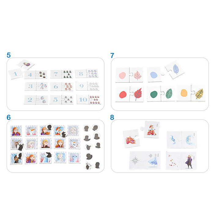 DISNEY Jeux 10 en 1 Frozen Disney DISNEY Jeux 10 en 1 Frozen Disney