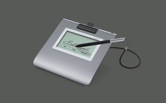 Wacom STU-430 Tablette de signature monochrome LCD 4.5" EMR avec stylet sans fil et connexion USB Wacom STU-430 Tablette de signature monochrome LCD 4.5" EMR avec stylet sans fil et connexion USB