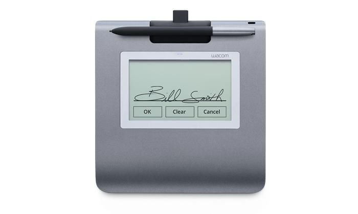 Wacom STU-430 Tablette de signature monochrome LCD 4.5" EMR avec stylet sans fil et connexion USB Wacom STU-430 Tablette de signature monochrome LCD 4.5" EMR avec stylet sans fil et connexion USB