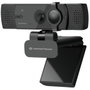 Conceptronic Amdis07B Webcam 4K Ultra HD 8,3 MP avec micro double et réduction de bruit USB 2.0 Noir