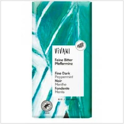 Vivani Chocolat Noir 68% Santo Domingo Menthe 100g Bio Vivani Chocolat Noir 68% Santo Domingo Menthe 100g Bio