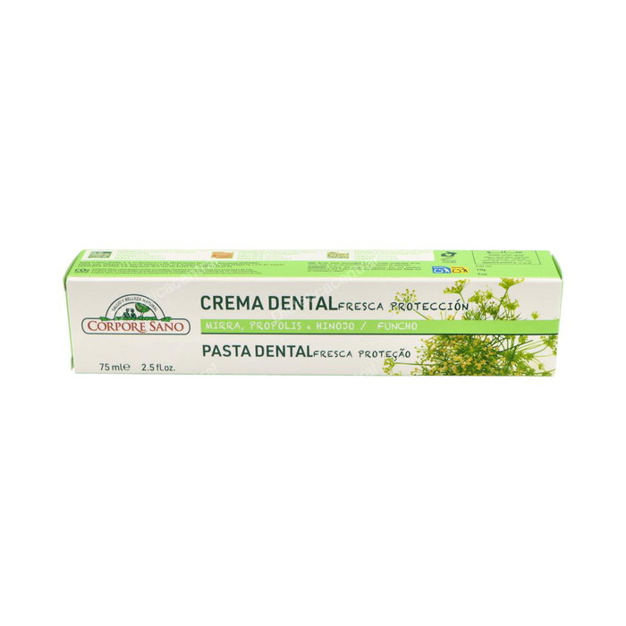 CORPORE SANO Dentifrice Myrrhe, Propolis et Fenouil 75 ml