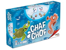 Cayro - Chaf chof - Jeu de société en bois pour enfants de 3 ans - Pour 2 joueurs - Langues : Espagnol, Anglais, Français, Italien, Portugais, Allemand