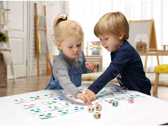 Cayro - Chaf chof - Jeu de société en bois pour enfants de 3 ans - Pour 2 joueurs - Langues : Espagnol, Anglais, Français, Italien, Portugais, Allemand