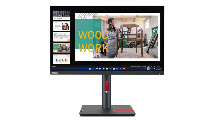 Lenovo P24q-30 Moniteur 23,8 pouces QHD IPS Raven Black