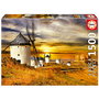 Educa Puzzle adulte 1500 pièces en espagnol, motif Moulins de Vent de Consuegra, Ref. 19618 (85 x 60 cm)