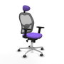 Piqueras y Crespo Chaise de Bureau 2D086G1 Lila avec Appui-tête