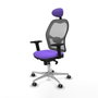Piqueras y Crespo Chaise de Bureau 2D086G1 Lila avec Appui-tête