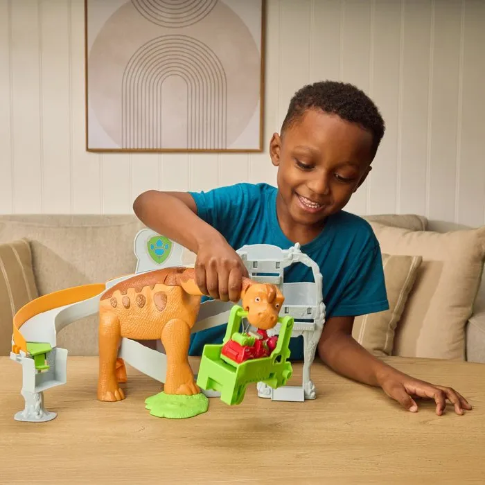 Paw Patrol Playset Deluxe Pup Squad - La Pat' Patrouille - Le Film Mission Dino