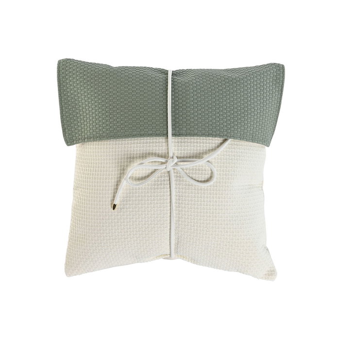 Home ESPRIT Coussin Blanc Vert 45 x 10 x 45 cm Home ESPRIT Coussin Blanc Vert 45 x 10 x 45 cm