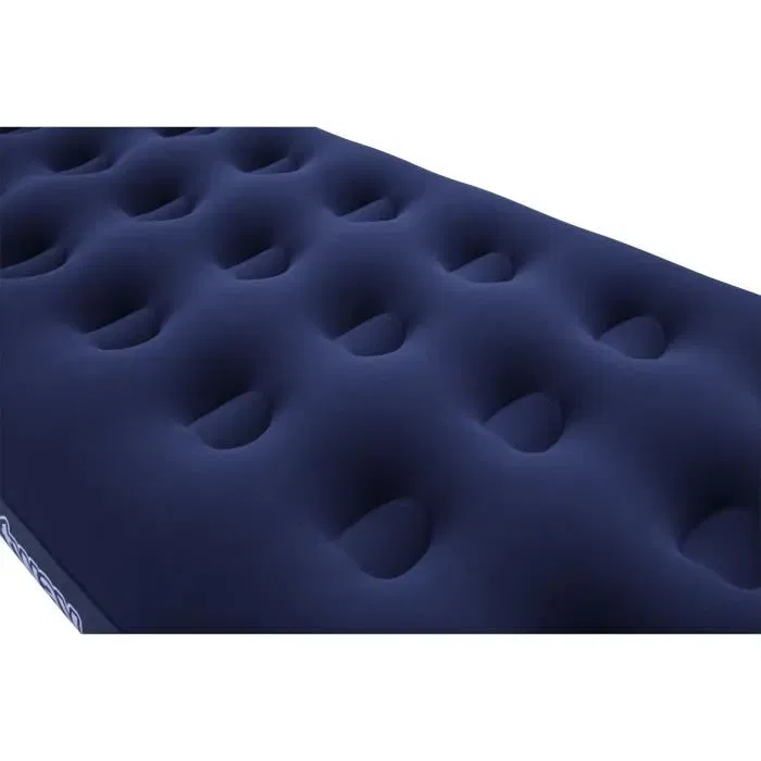 Bestway - Matelas gonflable de camping 1 place - 185 x 76 x 22 cm - Charge max 150 kg - Surface floquée, structure à ressorts, valve rapide Bestway - Matelas gonflable de camping 1 place - 185 x 76 x 22 cm - Charge max 150 kg - Surface floquée, structure à ressorts, valve rapide