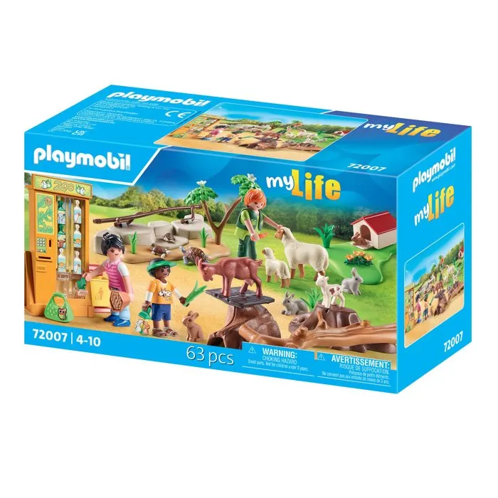 Playmobil 72007 - Kit Mini Zoo avec Animaux de la Ferme, 63 Pièces, Jeu de Rôle Éducatif pour Enfants Dès 4 Ans Playmobil 72007 - Kit Mini Zoo avec Animaux de la Ferme, 63 Pièces, Jeu de Rôle Éducatif pour Enfants Dès 4 Ans