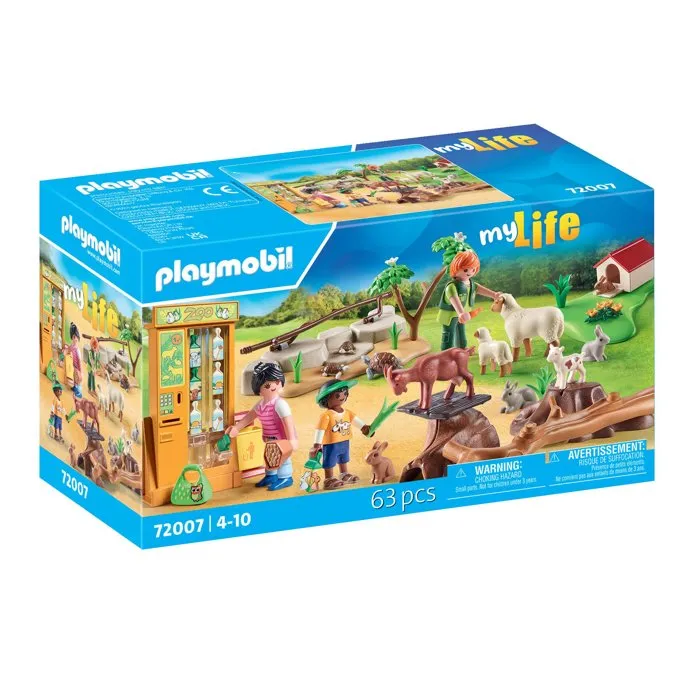 Playmobil 72007 - Kit Mini Zoo avec Animaux de la Ferme, 63 Pièces, Jeu de Rôle Éducatif pour Enfants Dès 4 Ans Playmobil 72007 - Kit Mini Zoo avec Animaux de la Ferme, 63 Pièces, Jeu de Rôle Éducatif pour Enfants Dès 4 Ans