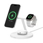 Belkin BoostCharge Pro WIZ032KQWH Station de recharge 3-en-1 15W Blanc