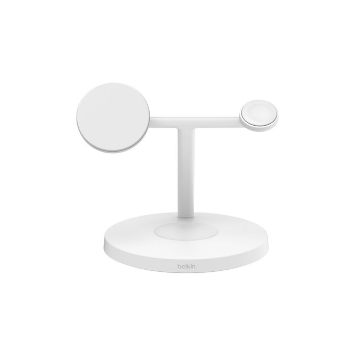 Belkin BoostCharge Pro WIZ032KQWH Station de recharge 3-en-1 15W Blanc