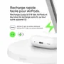 Belkin Station de recharge 3-en-1 Qi1 - Blanc - 15 W - Recharge pour iPhone, AirPods, Apple Watch