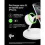 Belkin Station de recharge 3-en-1 Qi1 - Blanc - 15 W - Recharge pour iPhone, AirPods, Apple Watch