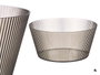 Leknes Bol Rayé Gris 4 L Plastique 25x12x25 cm (Set de 12)