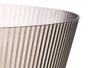 Leknes Bol Rayé Gris 4 L Plastique 25x12x25 cm (Set de 12)