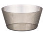 Leknes Bol Rayé Gris 4 L Plastique 25x12x25 cm (Set de 12)