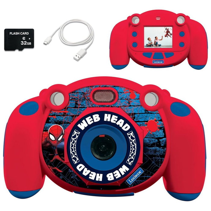 LEXIBOOK Appareil Photo Numérique Spiderman Rouge