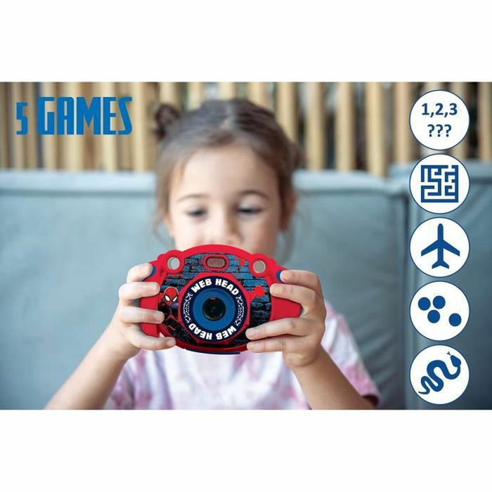 LEXIBOOK Appareil Photo Numérique Spiderman Rouge
